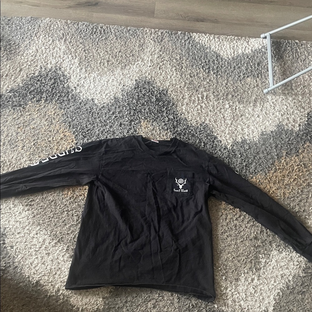 Supreme Black Long Sleeve Tee
